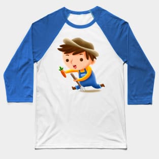 Kids Farmer Baseball T-Shirt